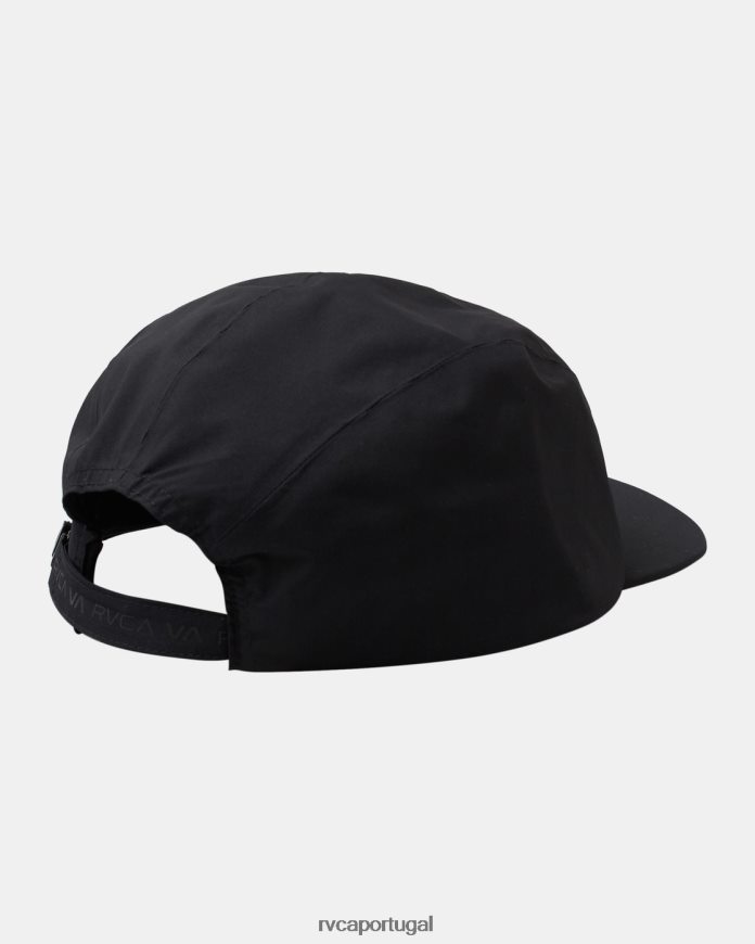 acessórios RVCA unissex boné de beisebol va sport runner preto N00F2H830