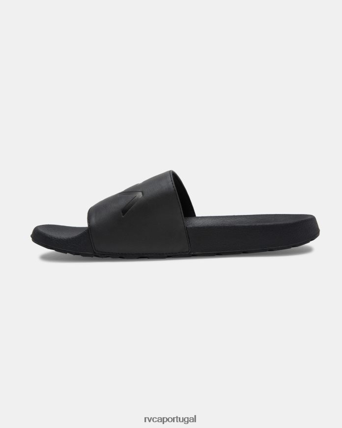 sapato RVCA unissex slide esportivo preto N00F2H972