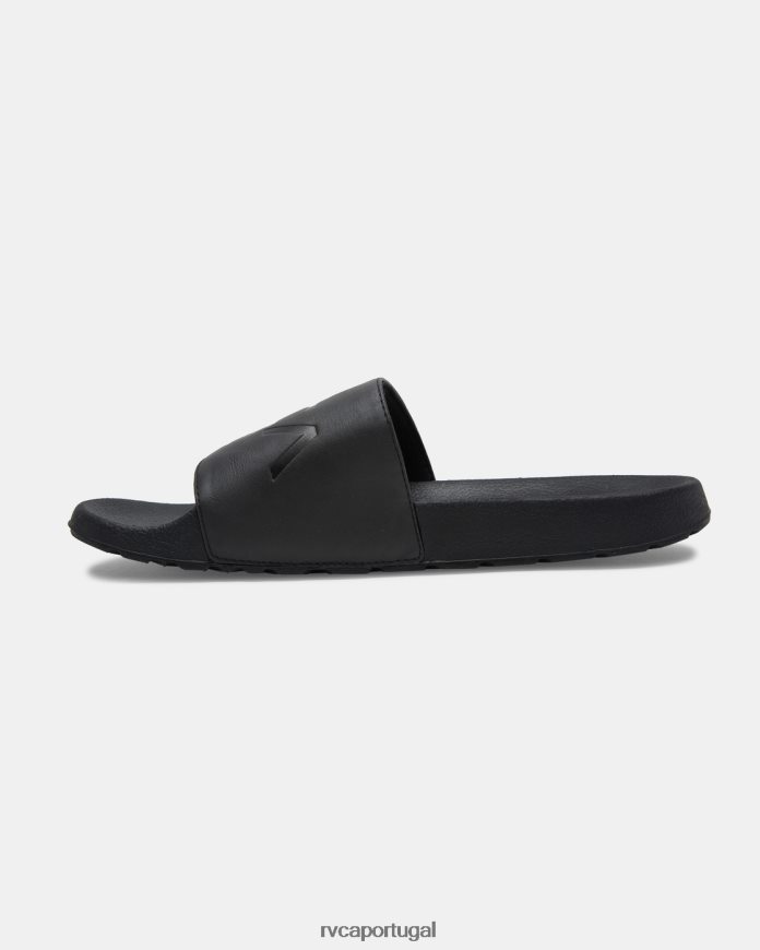 sapato RVCA unissex slide esportivo preto N00F2H972