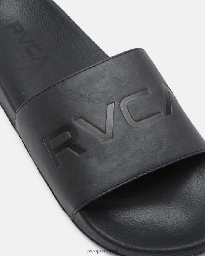 sapato RVCA unissex slide esportivo preto N00F2H972