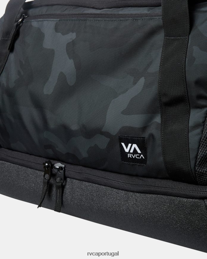acessórios RVCA unissex bolsa de equipamentos va camuflagem preta N00F2H496