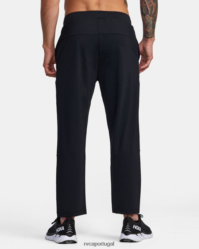 roupas RVCA homens calça de treino preto N00F2H332
