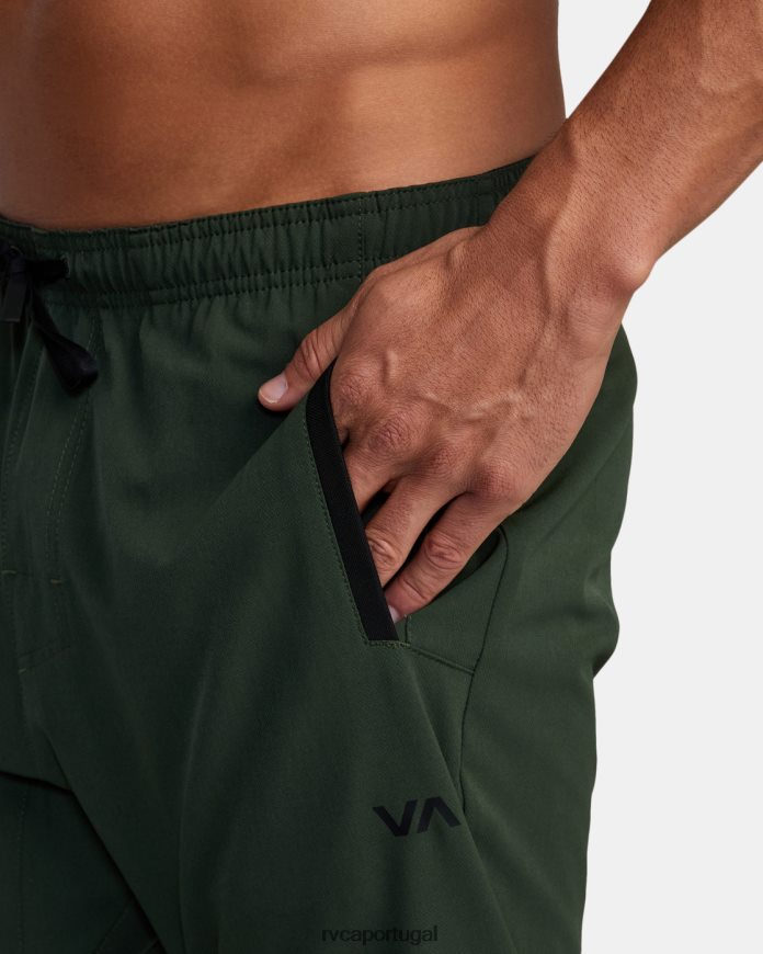 roupas RVCA homens calça jogger ii azeitona escura N00F2H1021