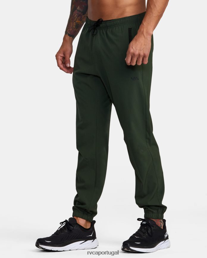 roupas RVCA homens calça jogger ii azeitona escura N00F2H1021
