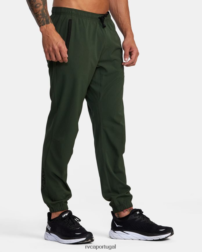 roupas RVCA homens calça jogger ii azeitona escura N00F2H1021