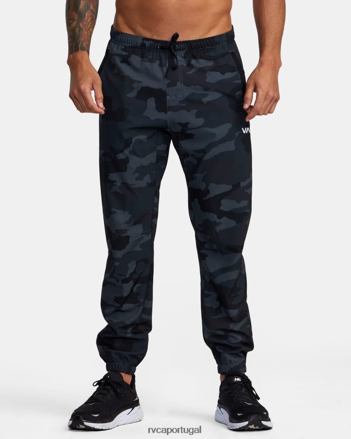 roupas RVCA homens calça jogger ii camuflagem N00F2H646