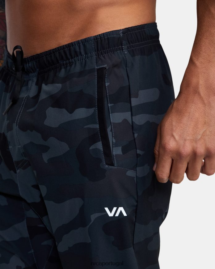roupas RVCA homens calça jogger ii camuflagem N00F2H646