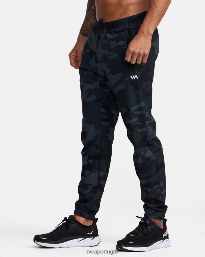 roupas RVCA homens calça jogger ii camuflagem N00F2H646