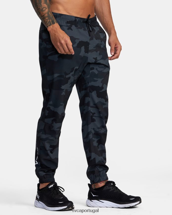 roupas RVCA homens calça jogger ii camuflagem N00F2H646