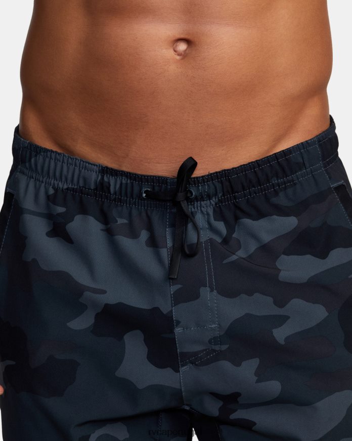 roupas RVCA homens calça jogger ii camuflagem N00F2H646