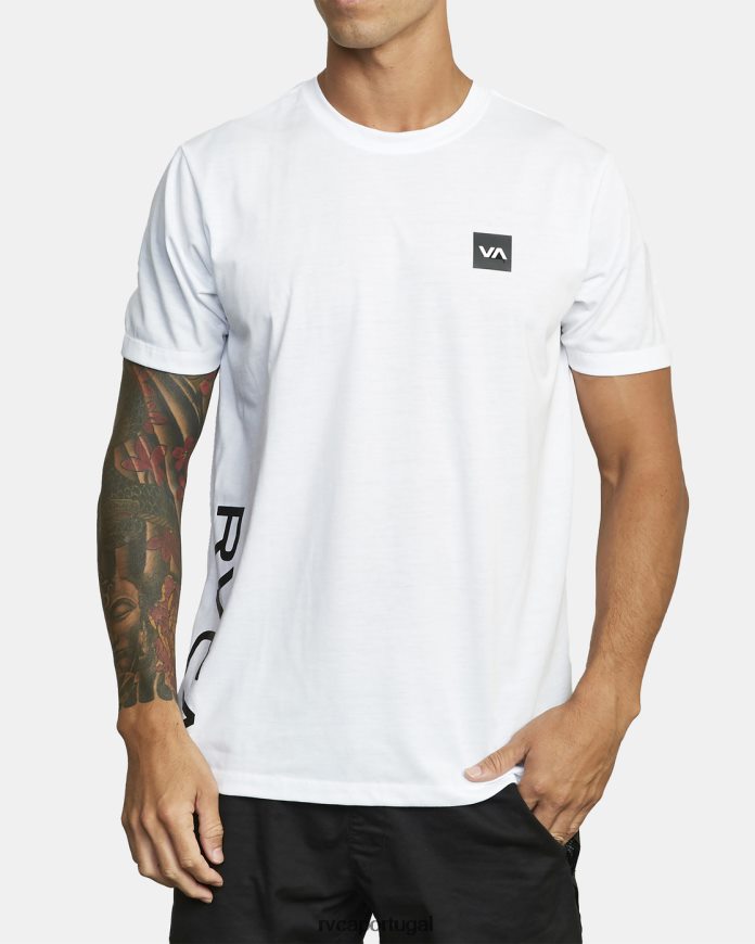 roupas RVCA homens 2x camiseta branco N00F2H688