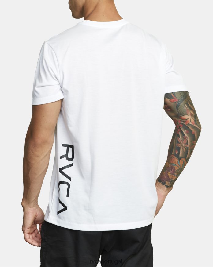 roupas RVCA homens 2x camiseta branco N00F2H688