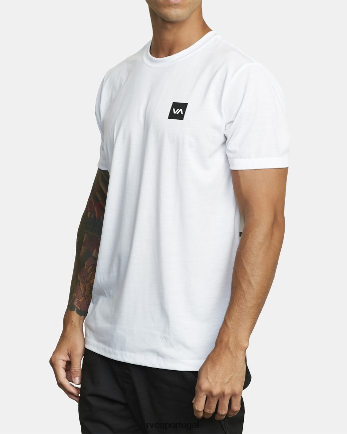 roupas RVCA homens 2x camiseta branco N00F2H688