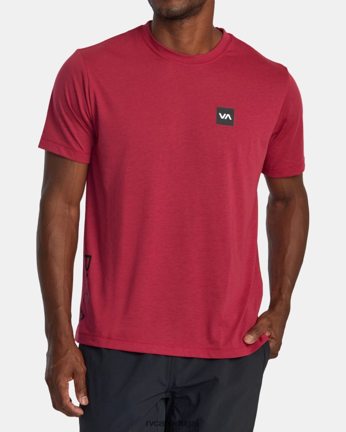 roupas RVCA homens 2x camiseta magenta profundo N00F2H396