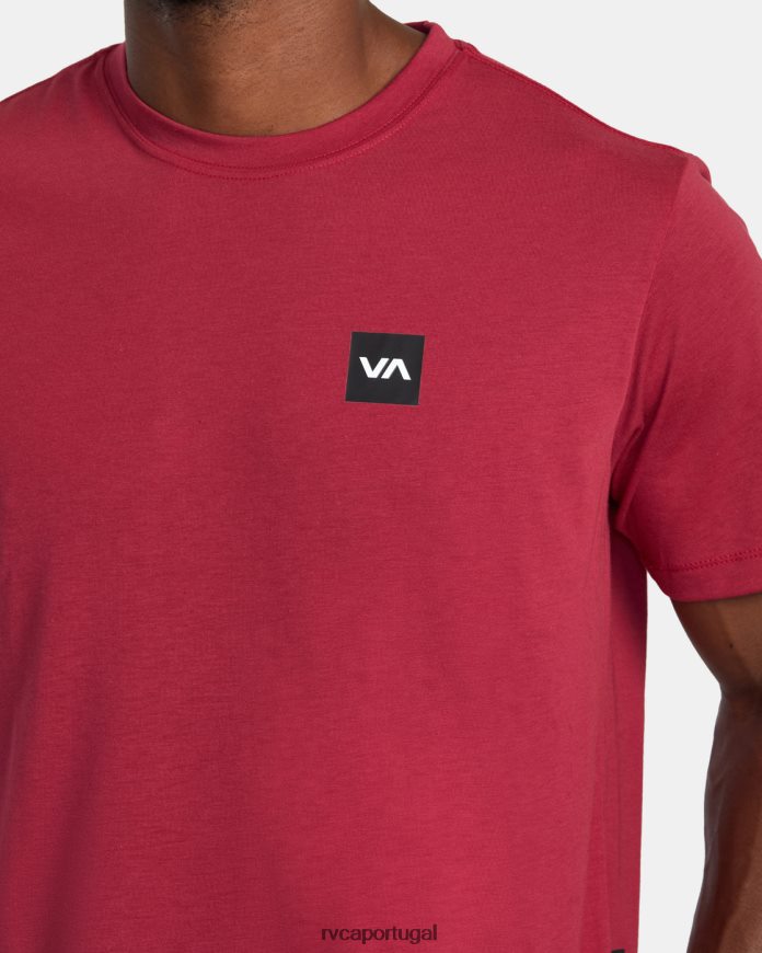 roupas RVCA homens 2x camiseta magenta profundo N00F2H396