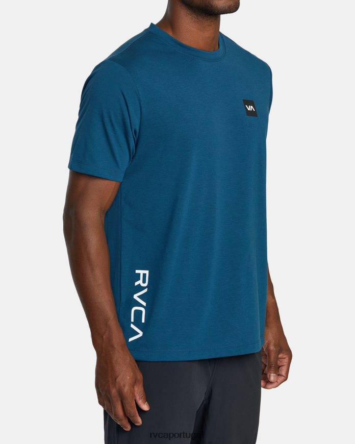 roupas RVCA homens 2x camiseta marinho N00F2H378