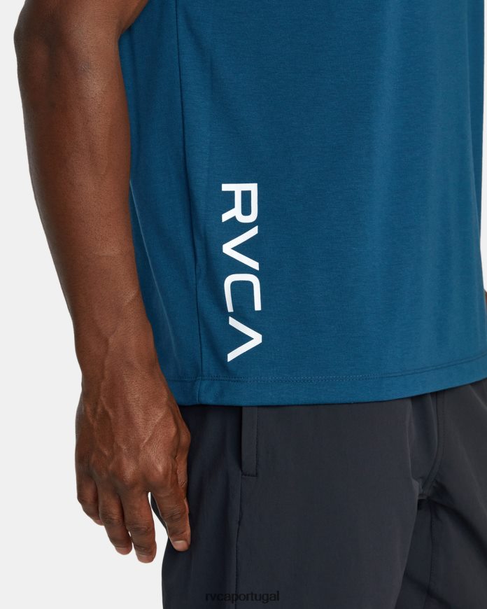 roupas RVCA homens 2x camiseta marinho N00F2H378