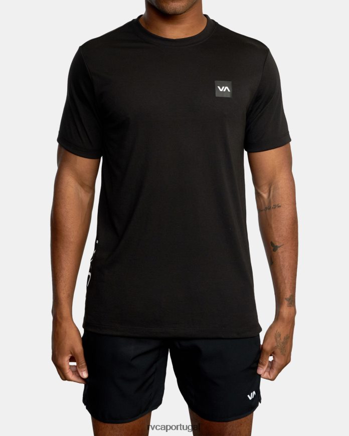 roupas RVCA homens 2x camiseta preto N00F2H664