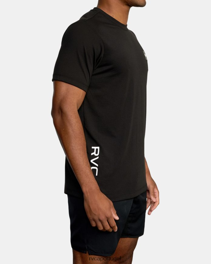 roupas RVCA homens 2x camiseta preto N00F2H664