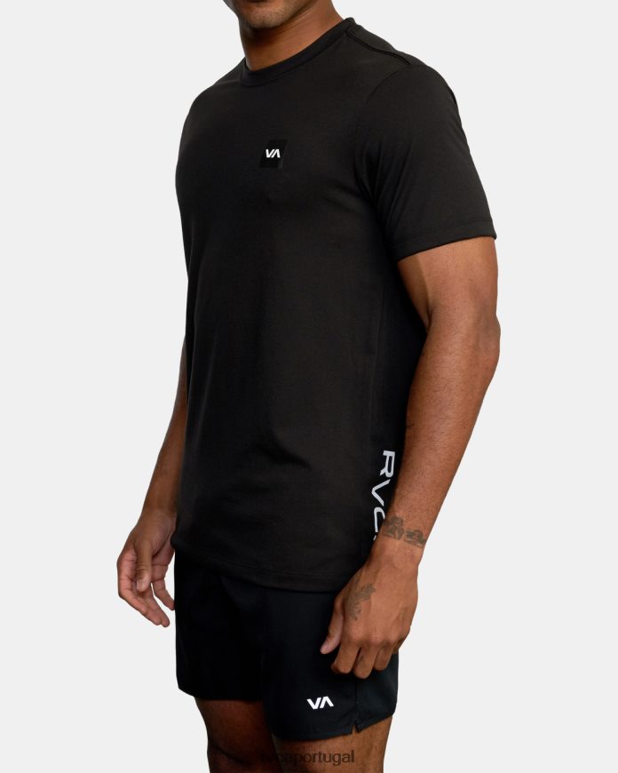 roupas RVCA homens 2x camiseta preto N00F2H664