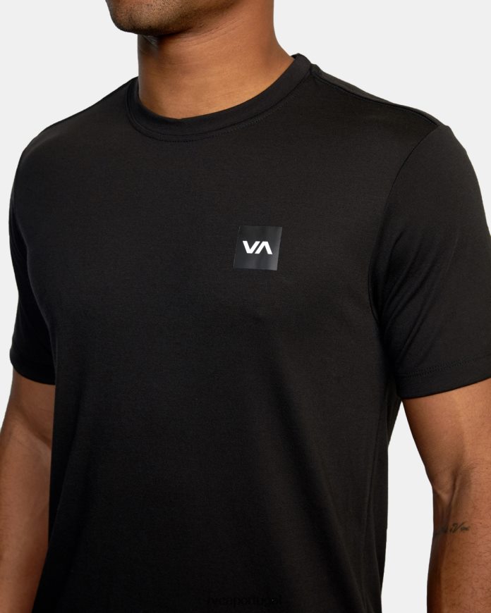 roupas RVCA homens 2x camiseta preto N00F2H664