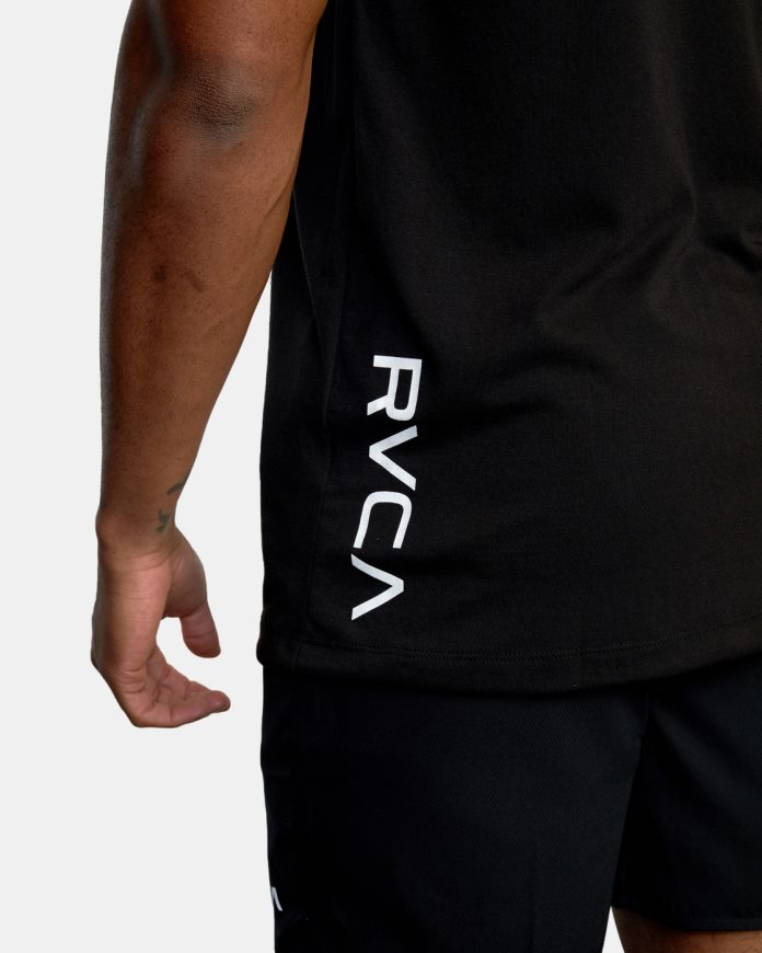 roupas RVCA homens 2x camiseta preto N00F2H664