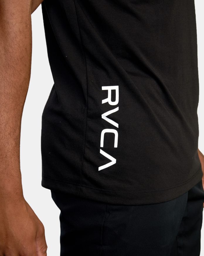 roupas RVCA homens 2x camiseta preto N00F2H664