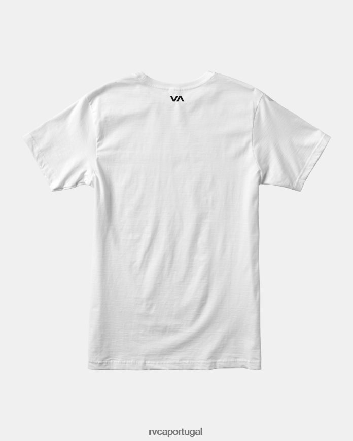 roupas RVCA homens camiseta ícone branco N00F2H587
