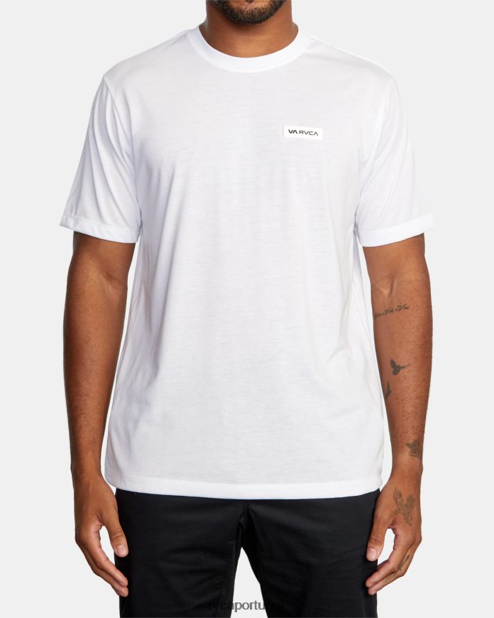 roupas RVCA homens camiseta ícone branco N00F2H587