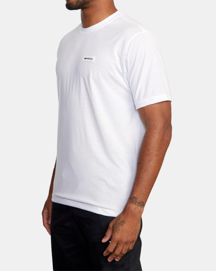 roupas RVCA homens camiseta ícone branco N00F2H587