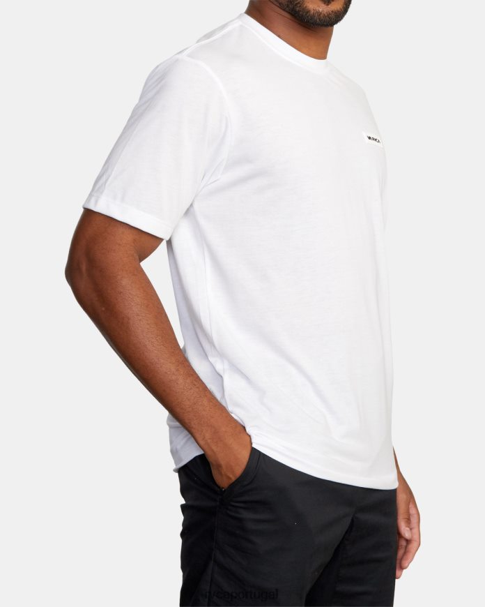 roupas RVCA homens camiseta ícone branco N00F2H587