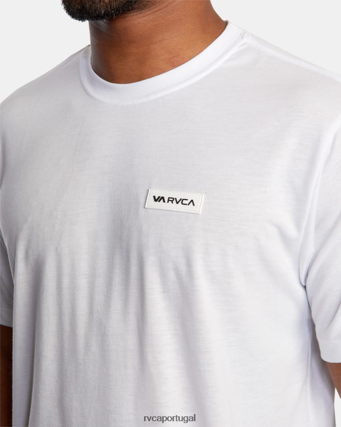 roupas RVCA homens camiseta ícone branco N00F2H587