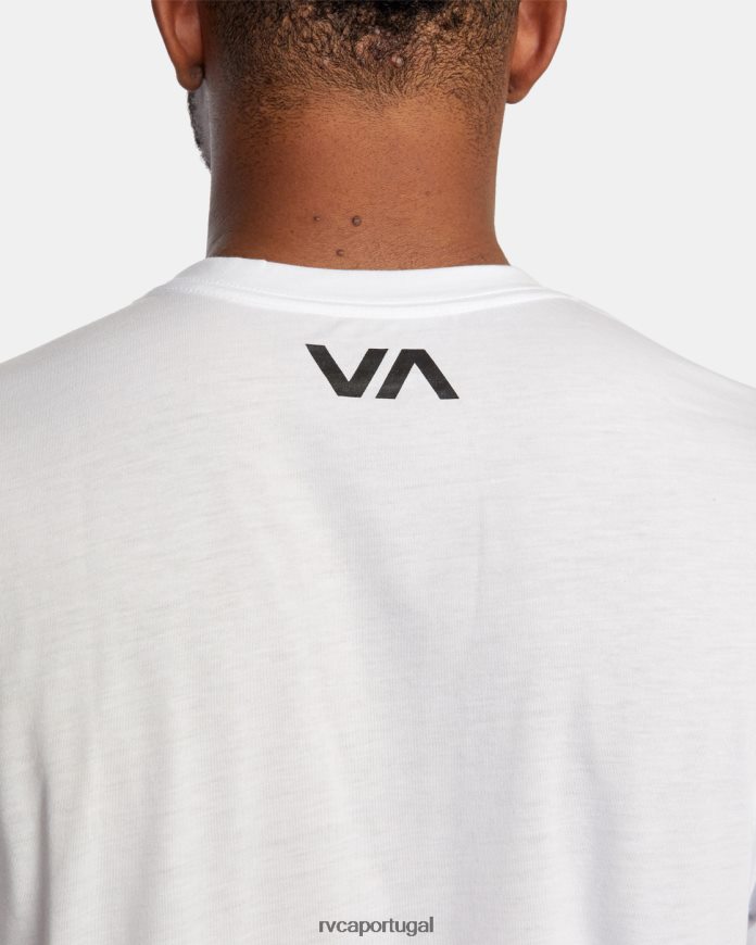 roupas RVCA homens camiseta ícone branco N00F2H587