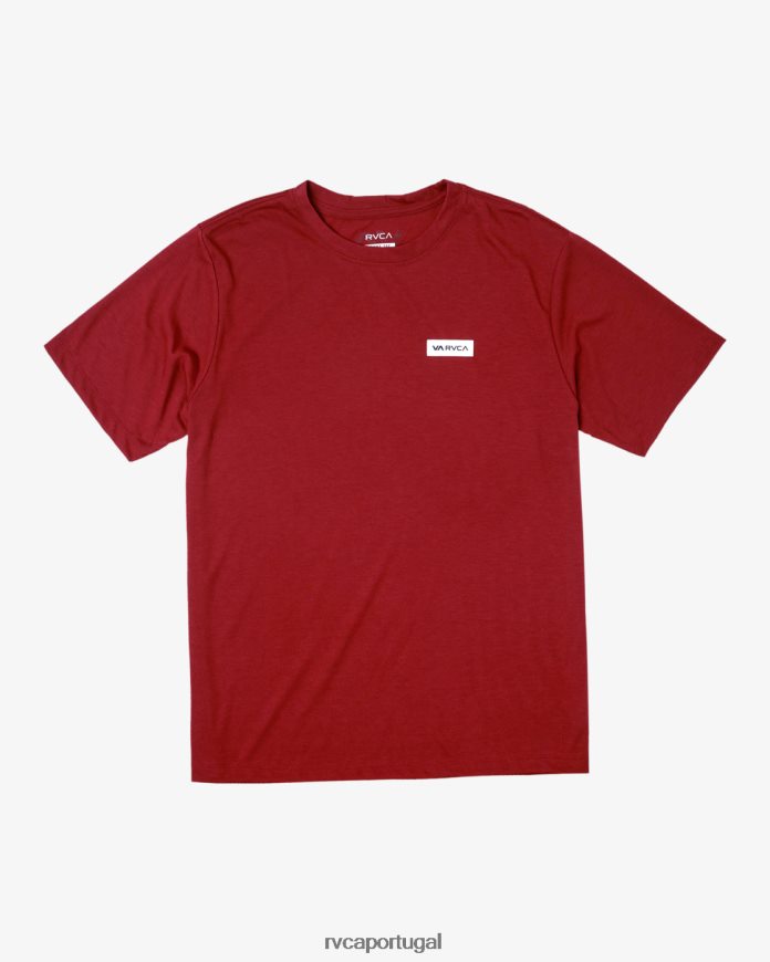 roupas RVCA homens camiseta ícone cardeal N00F2H303