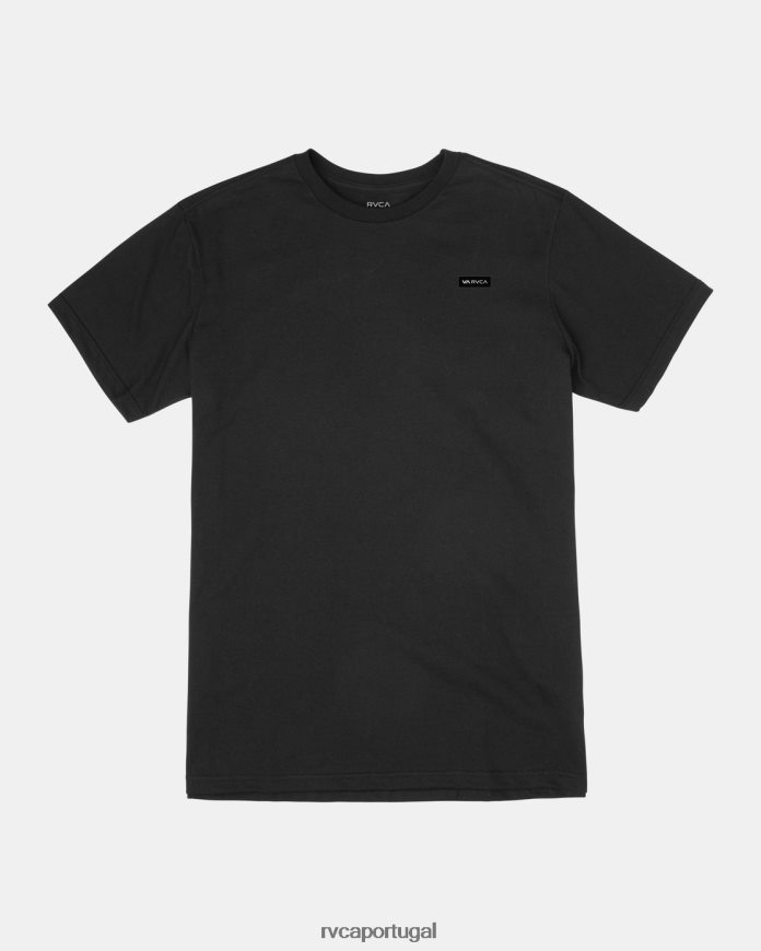 roupas RVCA homens camiseta ícone preto N00F2H586