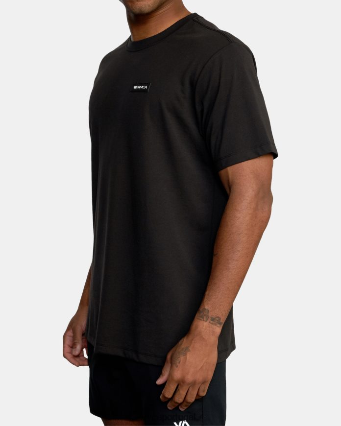 roupas RVCA homens camiseta ícone preto N00F2H586