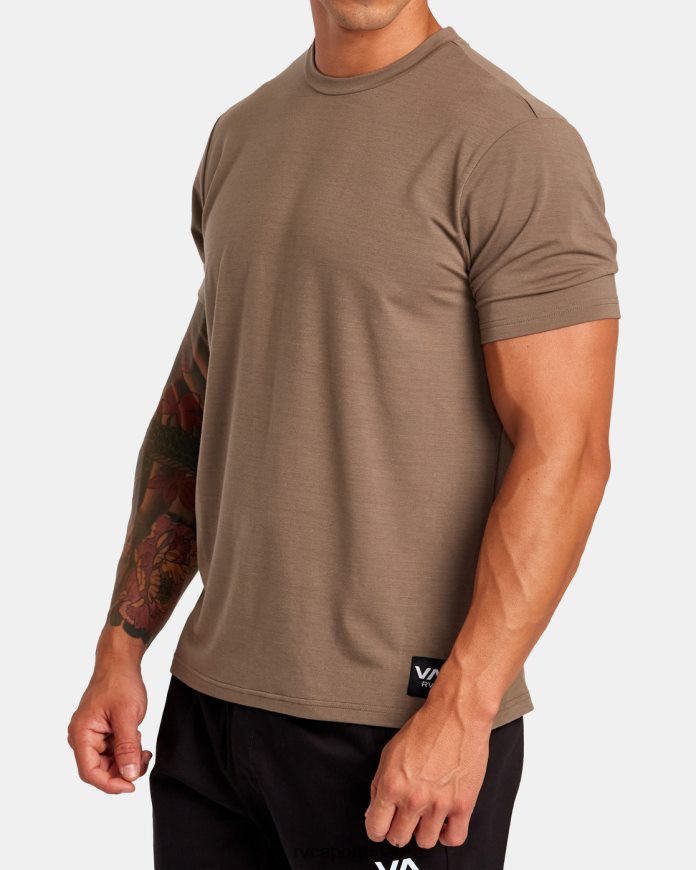roupas RVCA homens camiseta de treinamento técnico va sport balance cogumelo N00F2H36