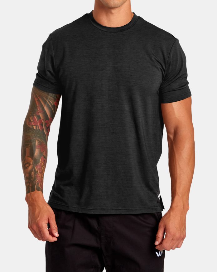 roupas RVCA homens camiseta de treinamento técnico va sport balance preto N00F2H265