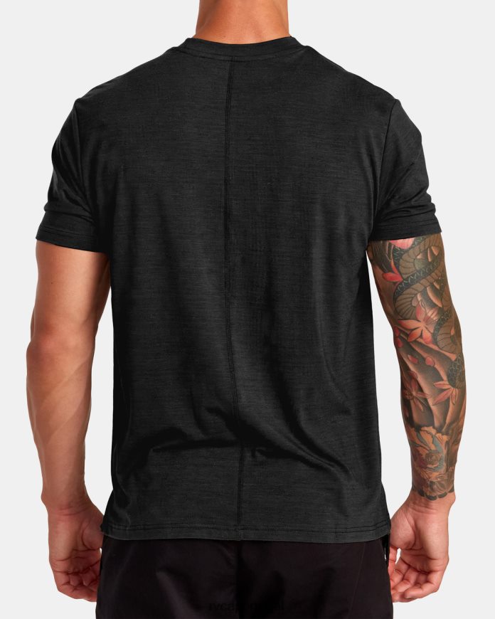 roupas RVCA homens camiseta de treinamento técnico va sport balance preto N00F2H265