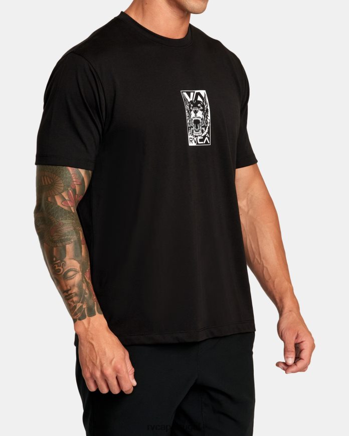 roupas RVCA homens camiseta martin ander preto N00F2H293