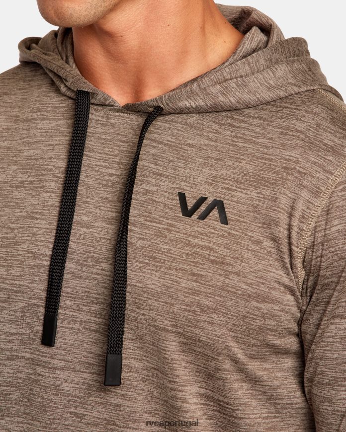 roupas RVCA homens pulôver com capuz c-able cogumelo N00F2H14