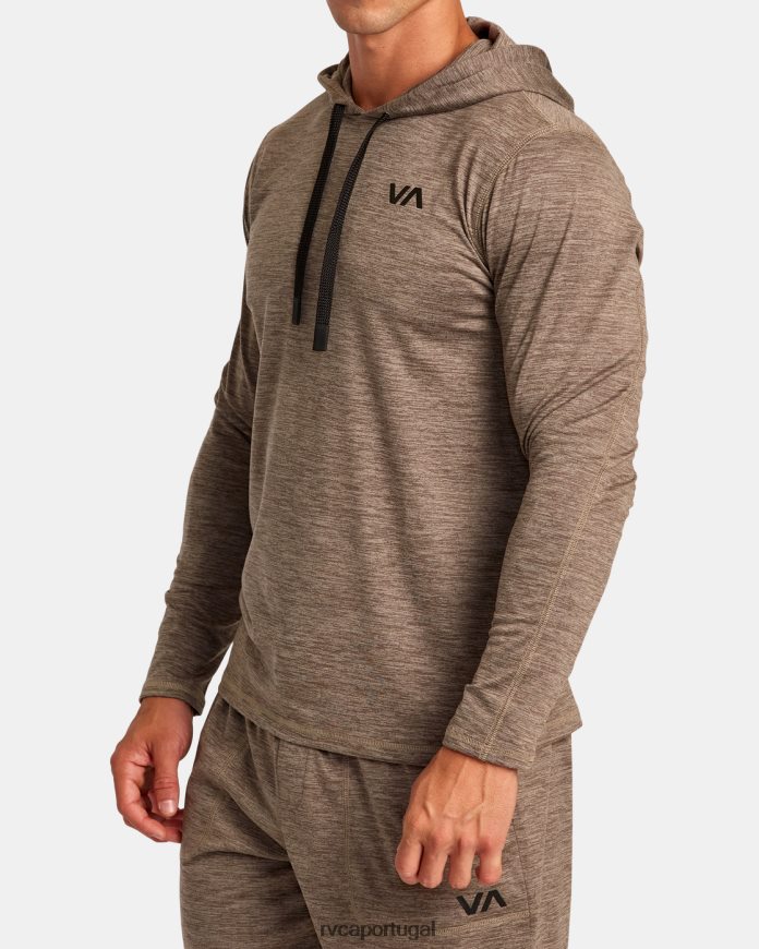 roupas RVCA homens pulôver com capuz c-able cogumelo N00F2H14
