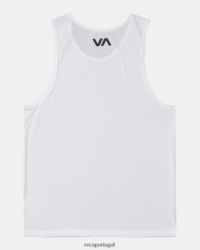 roupas RVCA homens top de ícone branco N00F2H659