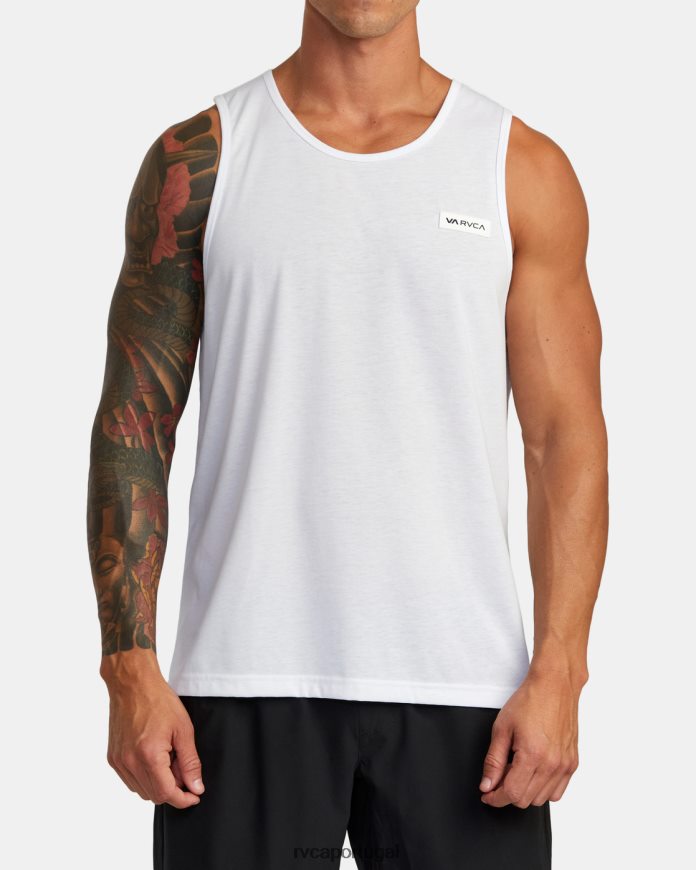 roupas RVCA homens top de ícone branco N00F2H659
