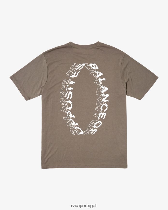 roupas RVCA homens va sport volt camiseta cogumelo N00F2H32