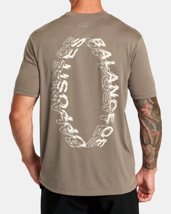 roupas RVCA homens va sport volt camiseta cogumelo N00F2H32