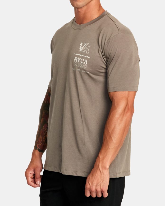 roupas RVCA homens va sport volt camiseta cogumelo N00F2H32