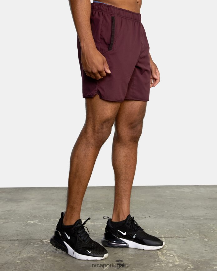 roupas RVCA homens shorts atlético yogger iv 17 ameixa N00F2H656
