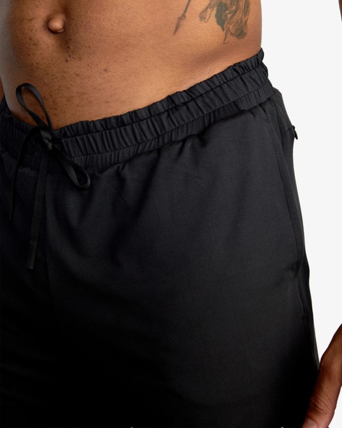 roupas RVCA homens shorts de treino sport vent 16 preto N00F2H560