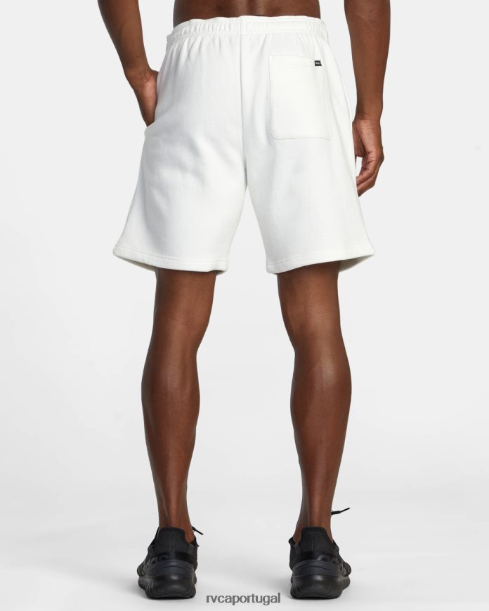 roupas RVCA homens shorts sweat essenciais va off white N00F2H541